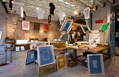 Live Print Workshop :: Regent St. Levi’s