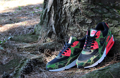 Nike Air Max 90 Premium Camo Pack :: Atmos