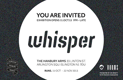 ‘Whisper’ – An Exhibition by Mr.Gresty