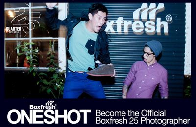 #OneShot | Become the Official Boxfresh 25 Photographer