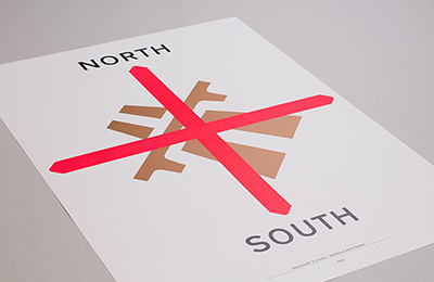 North South Print | Build x Generation Press x Rapha