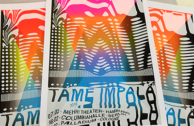 Re:Surgo! | Tame Impala: German Tour Poster