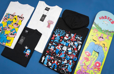 The Radical Skate Apparel Collection :: Kyle Platts x Wasted Paris