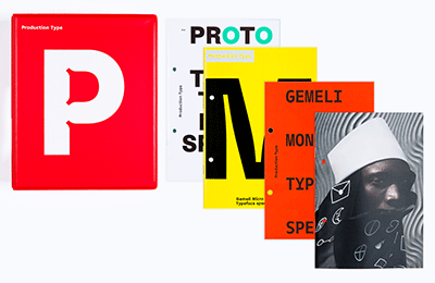 Production Type | Binder & Type Specimens