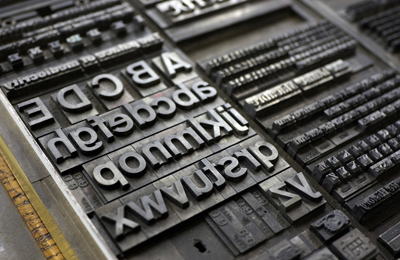 Lost Words Workshop by The Counter Press at Type Archive