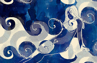 Juliet James:  Infinity and Waves Reimagined in Blue