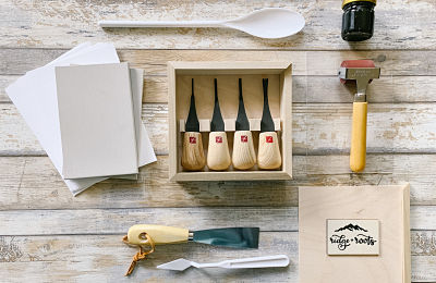 Ridge + Roots Carving and Printmaking Sets