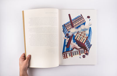 Lost Bratislava: Risograph book by Cierne Diery