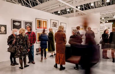 POP Members at Woolwich Contemporary Print Fair 2022