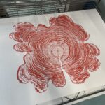 Lee Richards | Chine Colle Tree Ring Prints