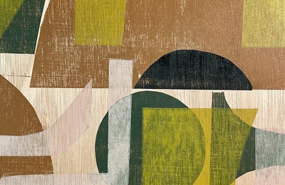 Evelyn Polk | Mono Printing on Plywood