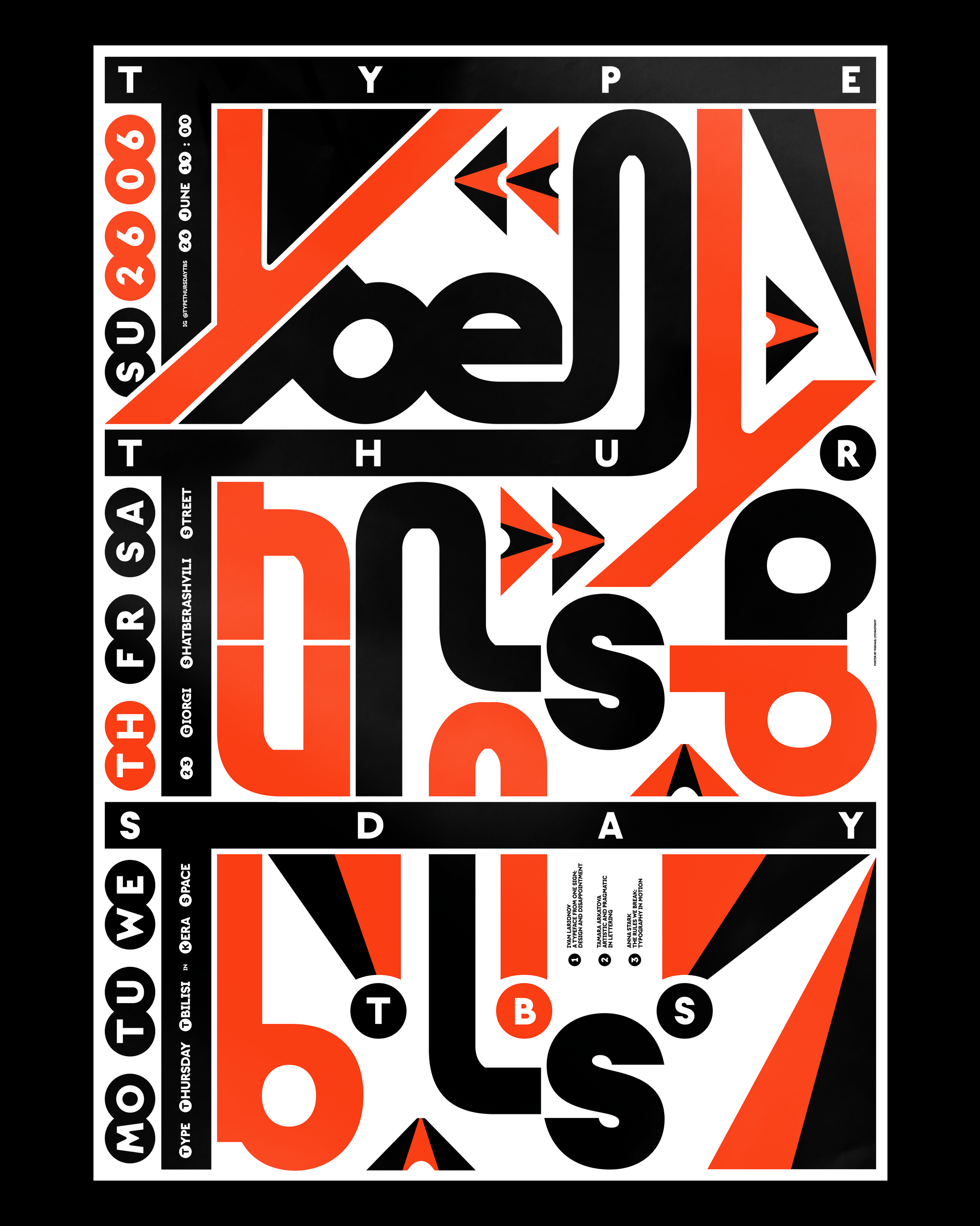 Mikhail Lychkovskiy | Type Thursday Tbilisi Jun'25 | People of Print